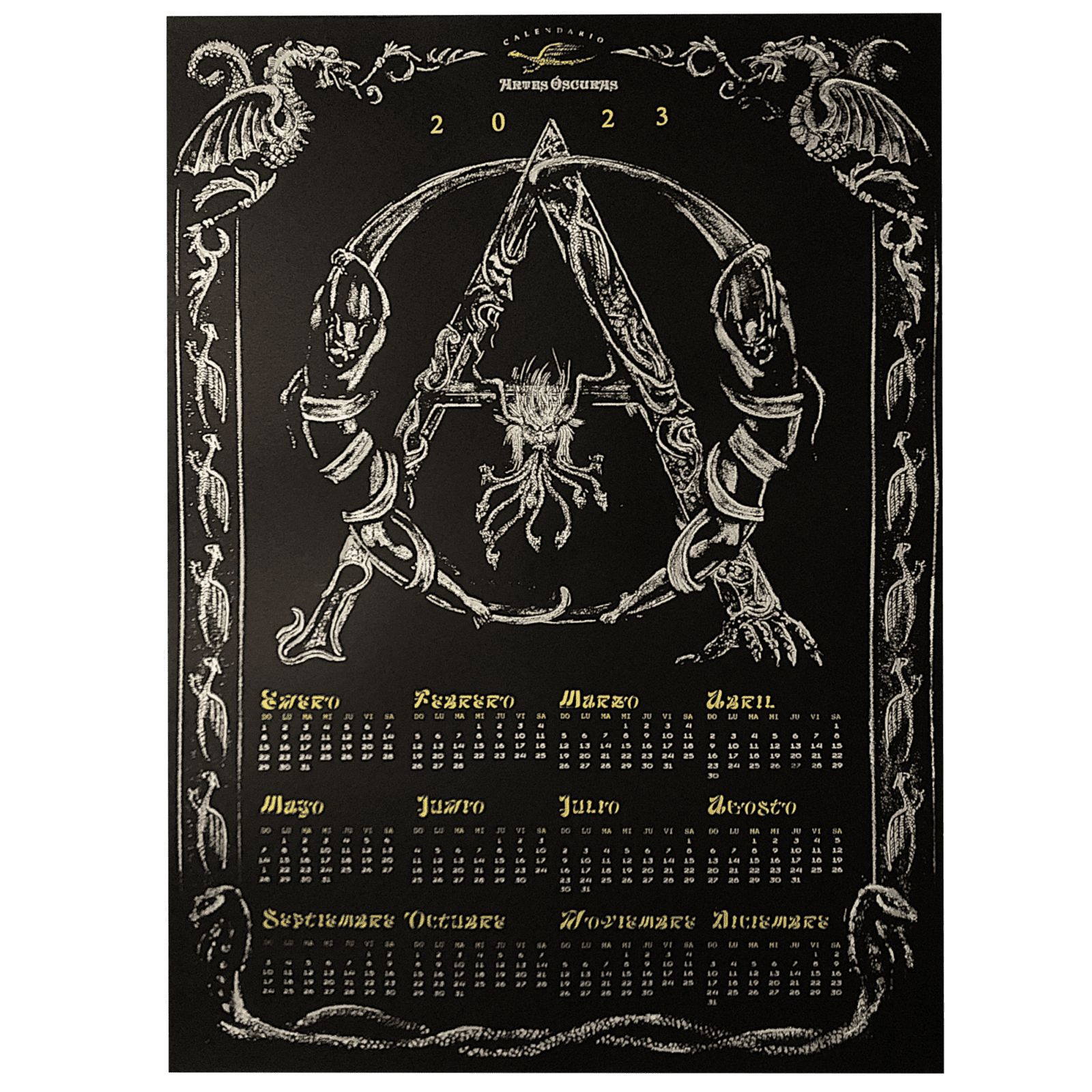 2023 calendar 50x70